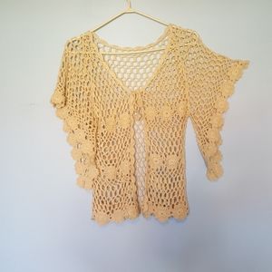Vintage crochet shirt